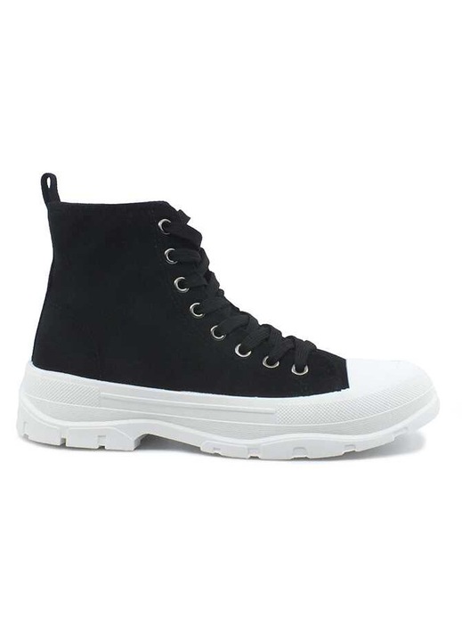 Tenisi inalti pentru femei Fashion cu talpa groasa si usoare cu sitem de inchidere siret cu brant moale L1