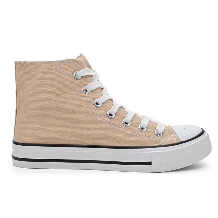 Tenisi inalti de dama,Cu talpa joasa,TD1271, Bej