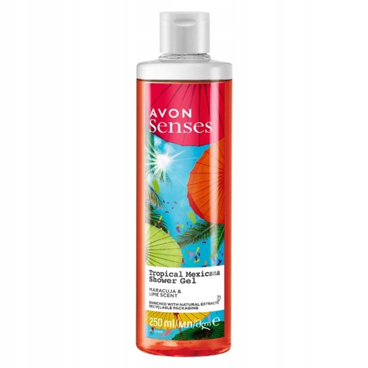 Tusfürdő, Avon Tropical Mexicana, Passion Fruit, 250ml