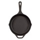 Tigaie fonta Ø26 cm cu 2 manere si margini scurgere, compatibila cu inductie cuptor si gratar