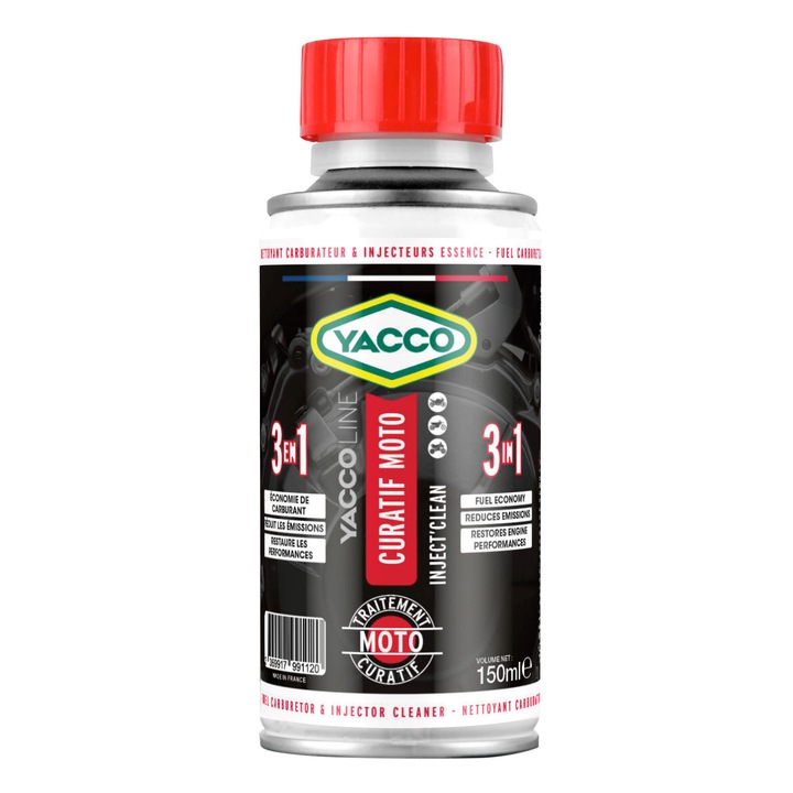 Aditiv pentru motocicleta YACCO CURATIF MOTO - 150 ml