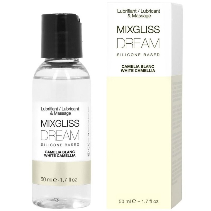 Síkosító Mixgliss Dream, White blanc ízű, szilikon, 50ml