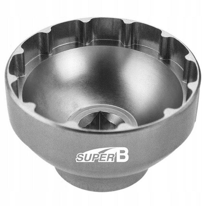Ключ за чашки на средно движение, Super B, 12 зъба, съвместим със SRAM DUB Race Face Cinch BSA30 Vuma, алуминий, 60гр