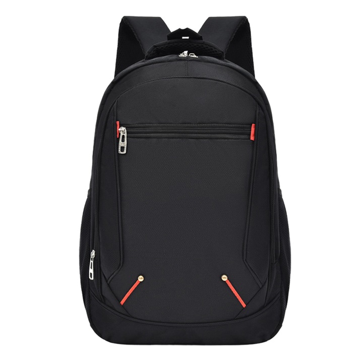 Laptop hátizsák, vízálló, tartós utazótáskák főiskolásoknak, nőknek, férfiaknak, fekete