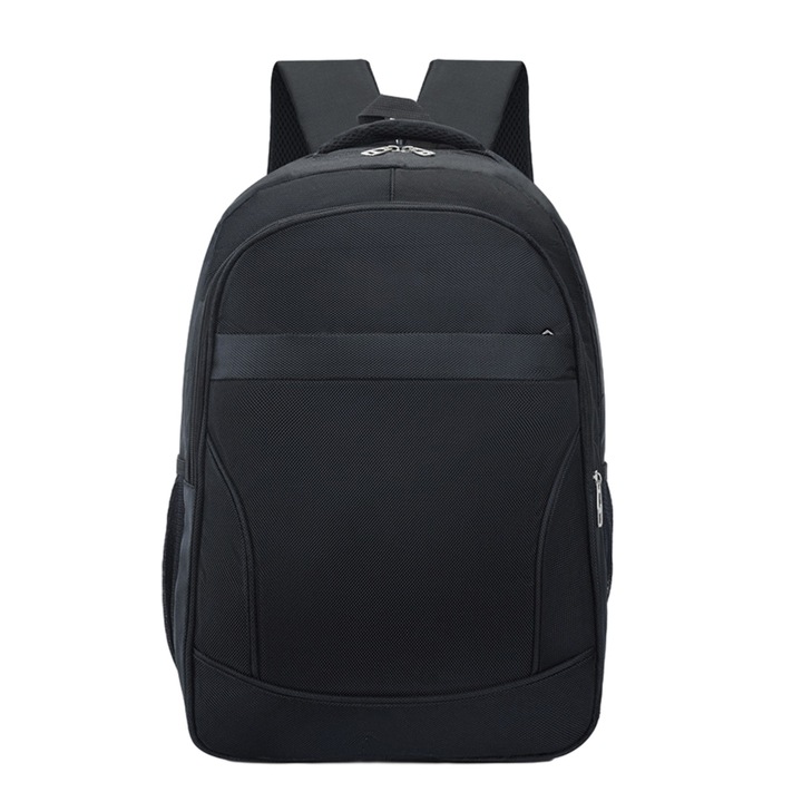 Jormftte laptop hátizsák, nagy kapacitású, ergonomikus kialakítású, 45x31x16cm, fekete