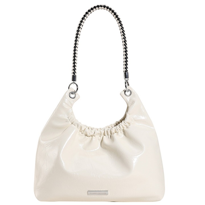 Jormftte női válltáska, rózsaszín/fekete/bézs, 33x30x10cm, 1 db-os szett.