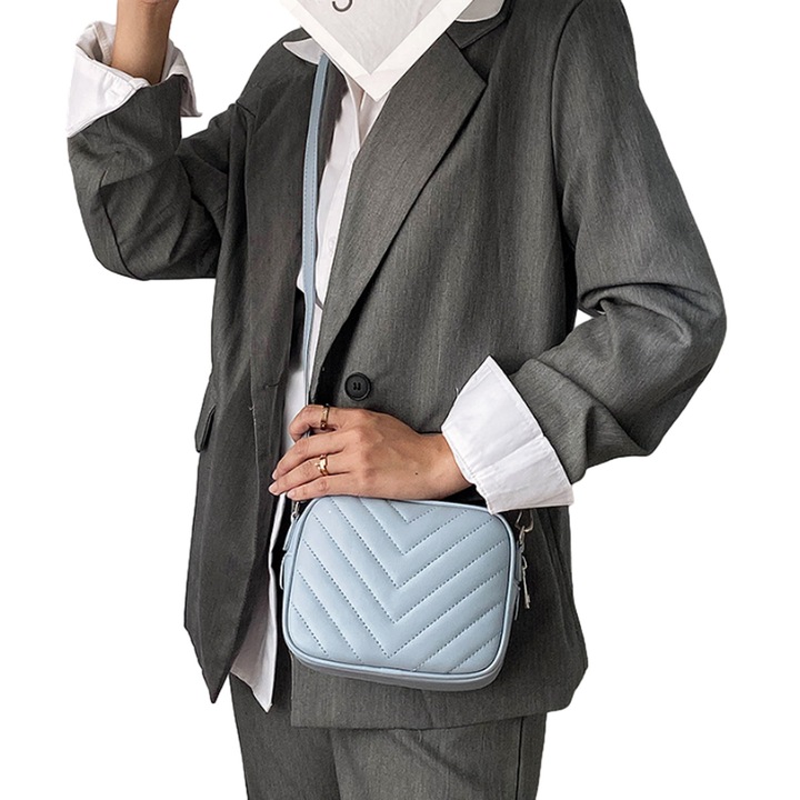 Jormftte válltáska, gyémánt, fekete/piros/rózsaszín/kék, 18x6x14cm, 1 darabos készlet.