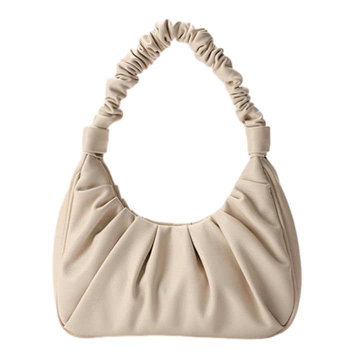 Jormftte válltáska, Dumpling modell, fehér, 22x11cm, 1 darabos készlet