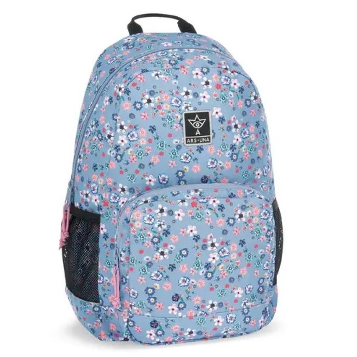 Ученическа раница Pearl Blossom Blue (5376) Ars Una, 32 х 51 х 25 cm, Многоцветен
