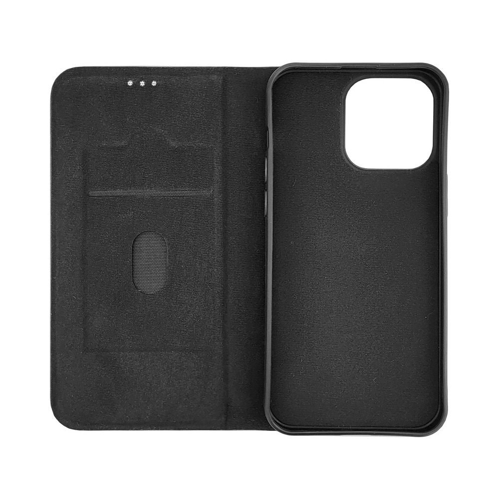 Husa tip carte Atlas Hugo compatibila cu Xiaomi Redmi 15C Negru