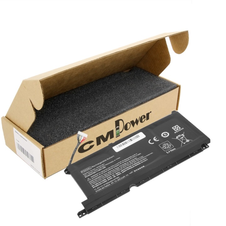 Baterie laptop CM Power compatibila cu HP Pavilion Gaming 15-DK, 15-T, 16-A PG03XL L48495-005 HSTNN-DB9G