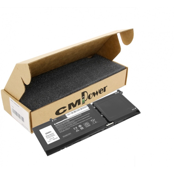Baterie laptop CM Power compatibila cu Dell Latitude 14 (3420), Inspiron 15 (3511), G91J0 MVK11 PG8YJ