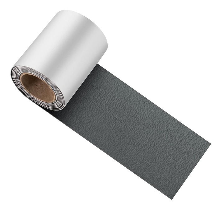 Banda de Reparatie pentru Piele, 7.5x152cm, Gri inchis