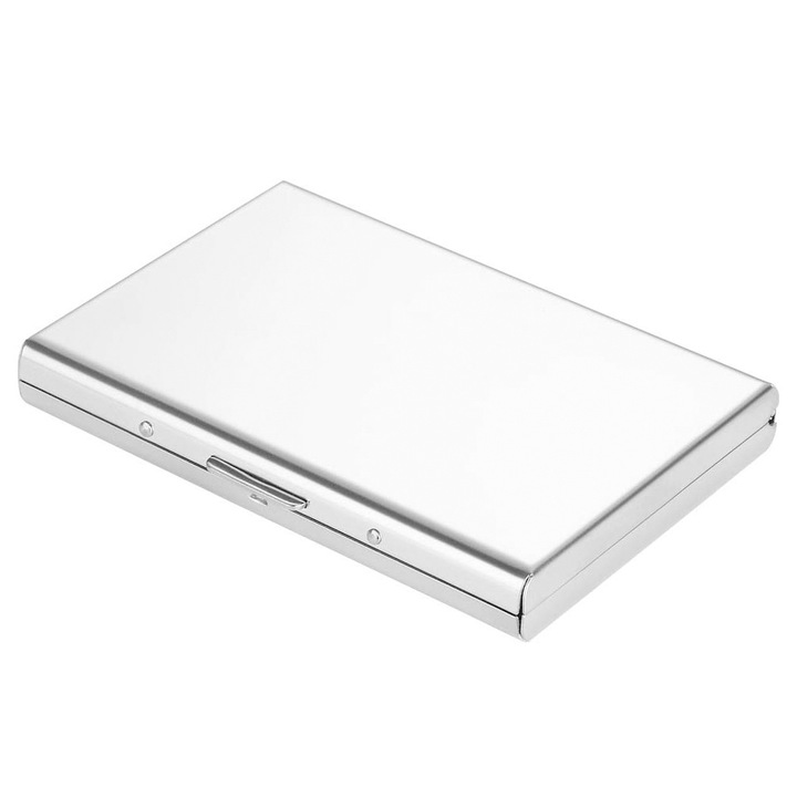 Set suporturi documente, inox, argintiu, 9.6x6.5x1.3cm