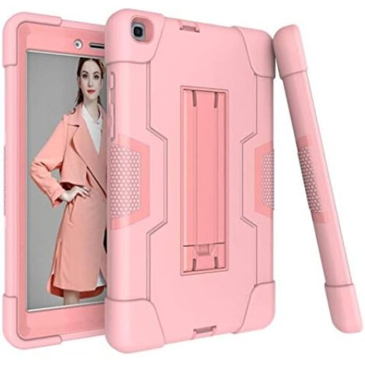 Samsung Galaxy Tab A 8.0 telefonnal kompatibilis táblagép tok, polikarbonát, rózsaszín