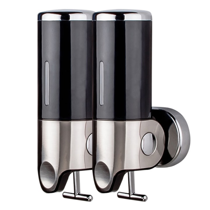 Dispenser de sapun montat pe perete, multifunctional, pentru baie si bucatarie, 30x10cm