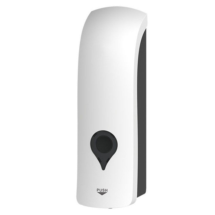 Zuhanyzó szappanadagoló, fali, ABS, fehér