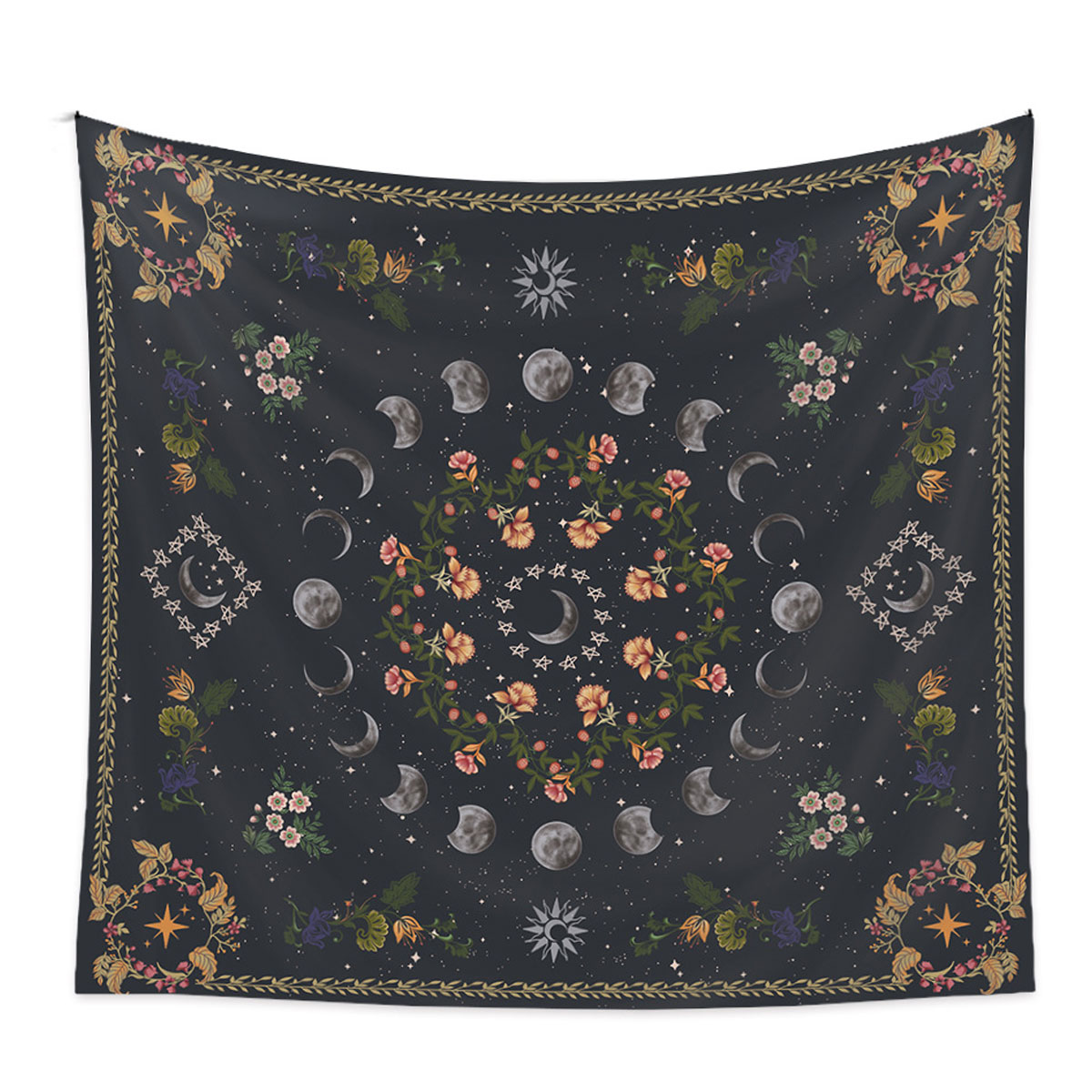 Tapiterie decorativa, longziming, model floral retro, 130x150cm
