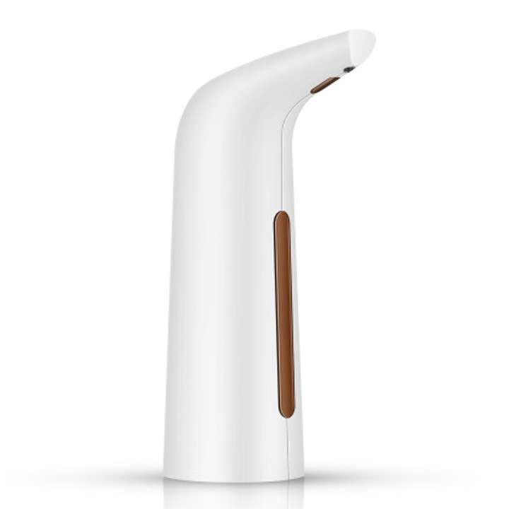 Automata szappanadagoló, fehér, 21.4x11.6x7cm, ABS műanyag, 1 szett