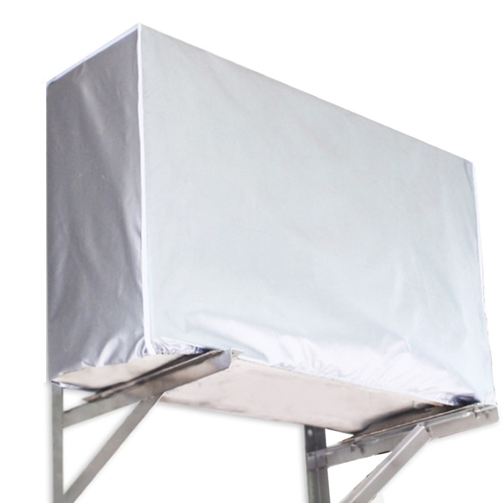 Husa pentru unitate AC de fereastra, protectie completa, impermeabila, argintie, 105x40x75cm
