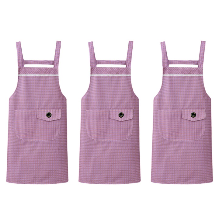 Set 3 sorturi bucatarie, bumbac si catifea cristal, multicolor, 75x80cm