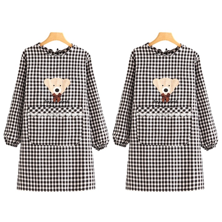 Set 2 sorturi bucatarie, rezistente la pete, impermeabile, multicolor, 75x70cm