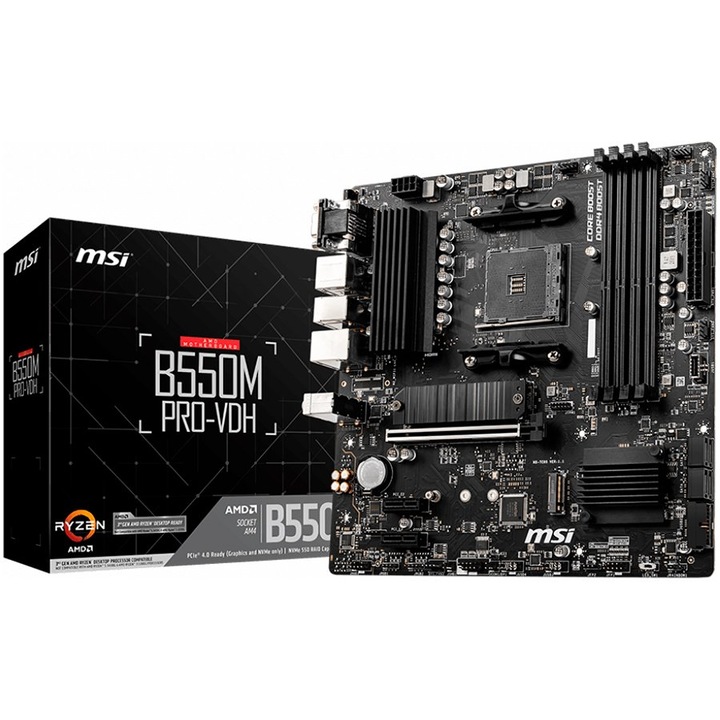 Дънна платка MSI B550M PRO-VDH B550M_PRO-VDH