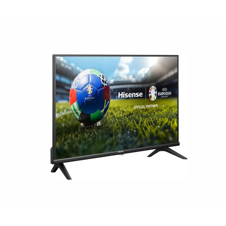 Televizor Hisense 32" A4N, HD 1366x768, 3000:1, DLED, HLG, DTS Virtual X, Smart TV, WiFi, WiFi Direct, BT, VIDAA U7, Anyview Cast, 2xHDMI, 2xUSB, LAN, CI+, DVB-T2/C /S2, negru 32A4N