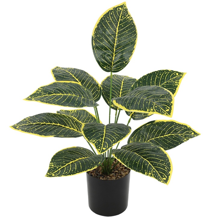 Planta in ghiveci artificiala, 42x40cm, plastic