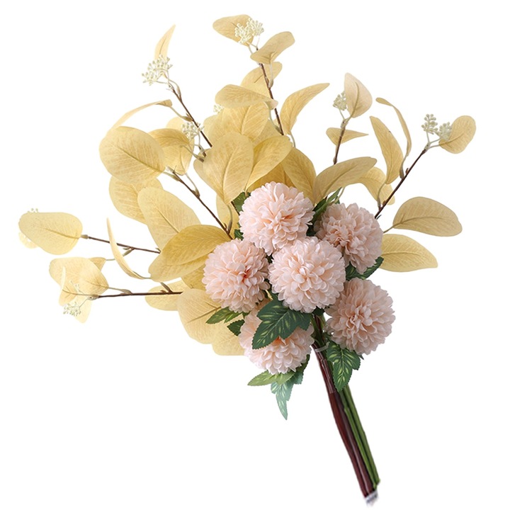 Buchet flori artificiale, multicolor, 47x20cm, set 1 bucata