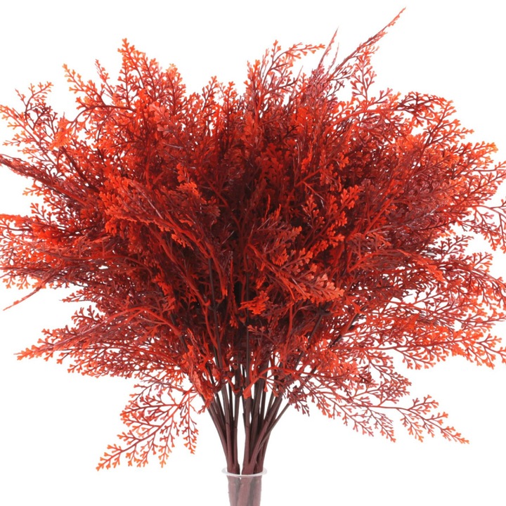 Set plante artificiale multicolore, 10 bucati, 36x15cm, material plastic