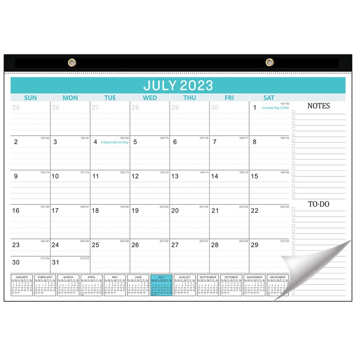 Calendar de perete 2023-2024, hartie groasa, 1 bucata, stil 3