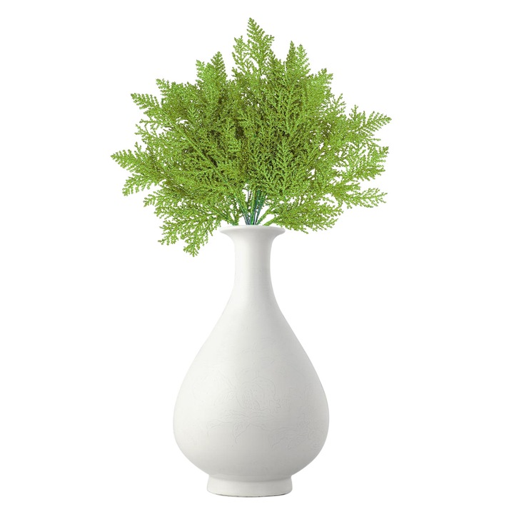 Set 20PCS ace de brad artificiale, aurii, argintii, verzi, 34cm