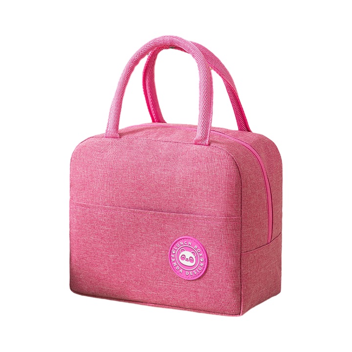 Топлоизолираща чанта, KkvoGmle, 23x20x13cm, Розова