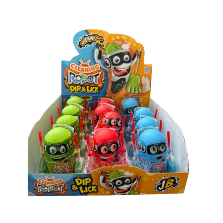 Nyalókatisztító robot - Dip&Lick 40g/12 doboz