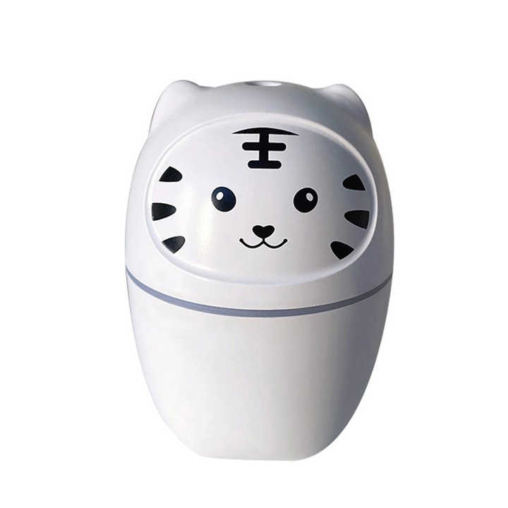 Umidificator, 220ml, alb, 75x75x112mm, portabil, alimentare USB