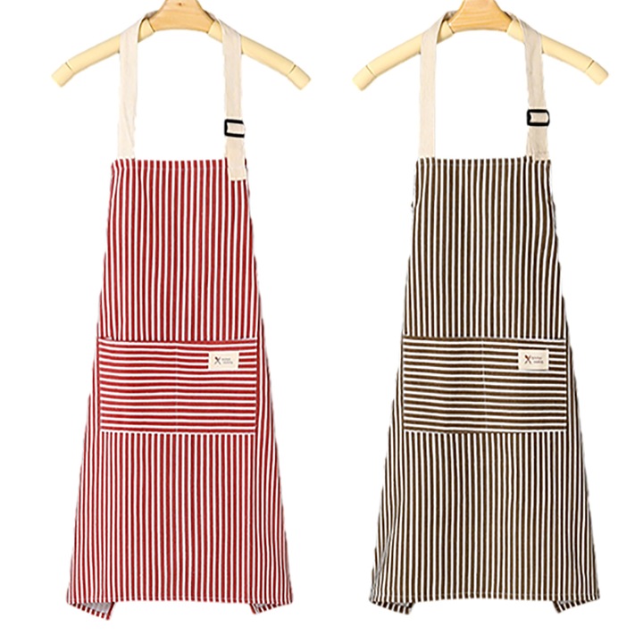 Set 2 sorturi de bucatarie, rosu/verde, 75x65cm