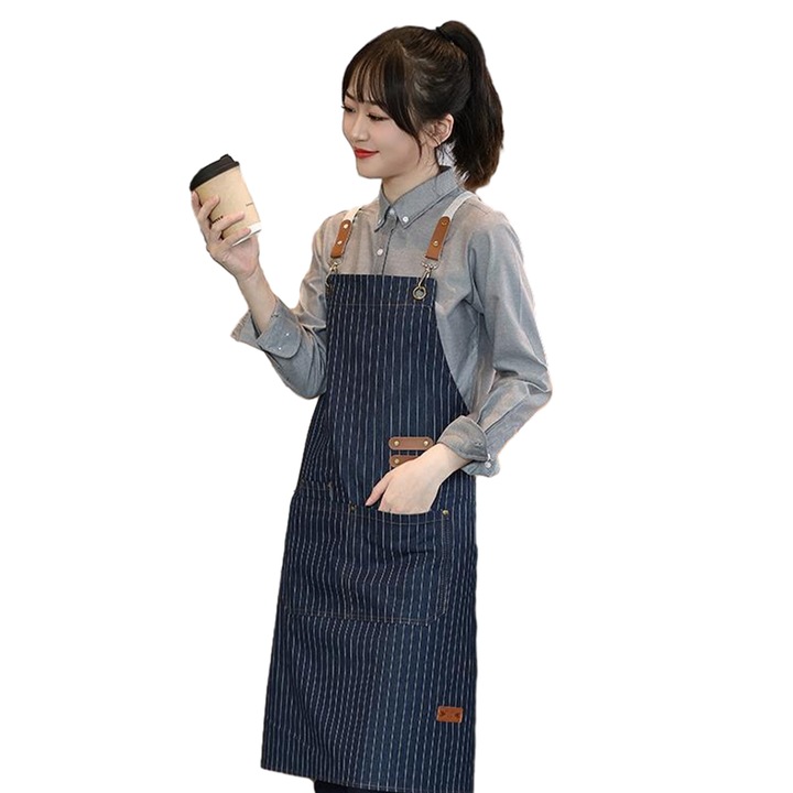 Sort din denim impermeabil, Rezistent la uzura, Unisex, Albastru