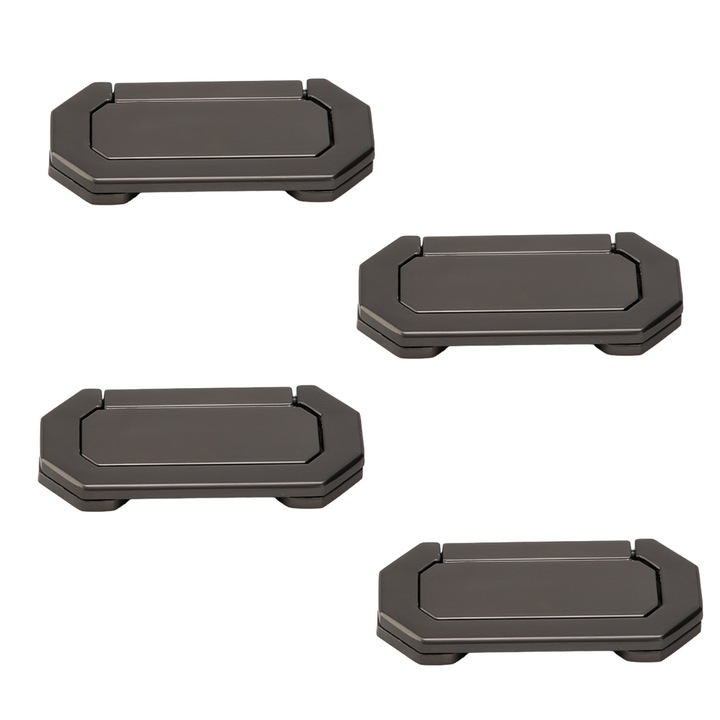 Set 4 Manere usa, zinc, stil ascuns, 72x32x5mm, distanta intre gauri 64mm