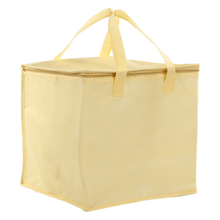 Топлоизолираща торба, KkvoGmle, 26x26x25cm, Жълта