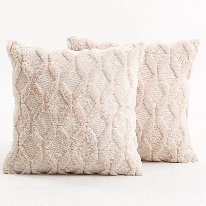 Husa perne, set de 2, geometric, modern, 45x45cm