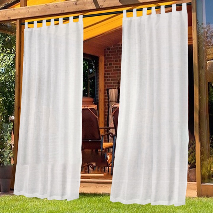 Комплект 2 ленени завеси 132х213см