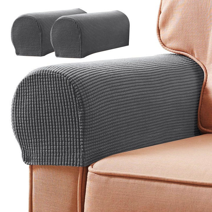 Калъфи за фотьойл QttvbTna, Разтегателни, Текстил Сив