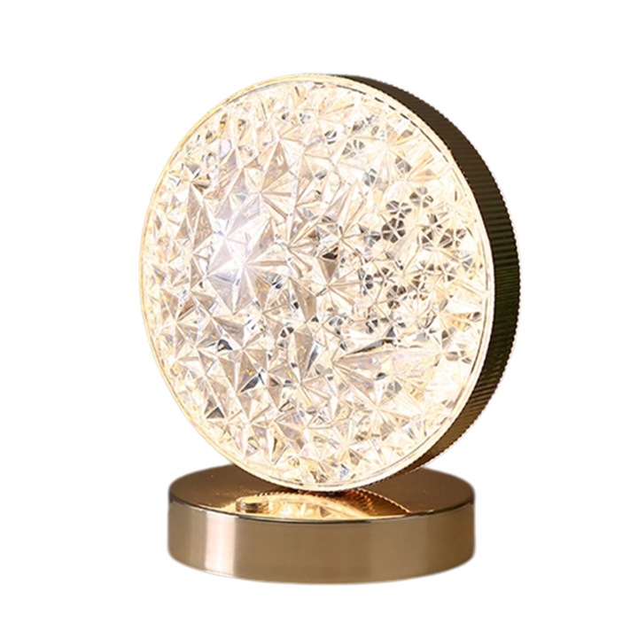 Настолна лампа, променяща цвета нощна светлина, димируема нощна лампа, презареждаща се безжична настолна лампа с USB зареждане, стил: стил 4;