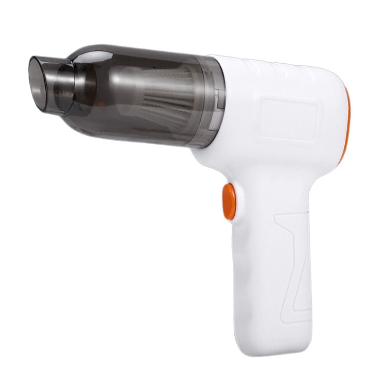 Aspirator auto portabil, compact, 4000pa, alb, set 3 in 1