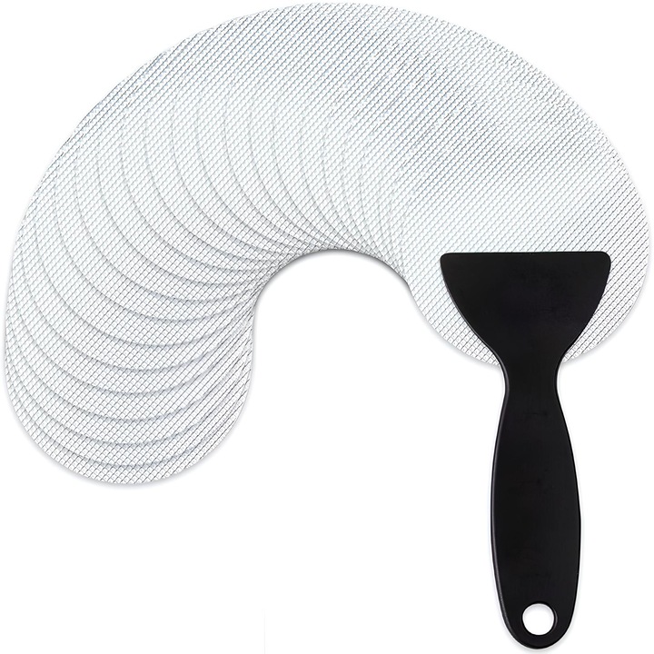 Set 24 Stickere Antiderapante pentru Cada, Transparent, 8.0cm