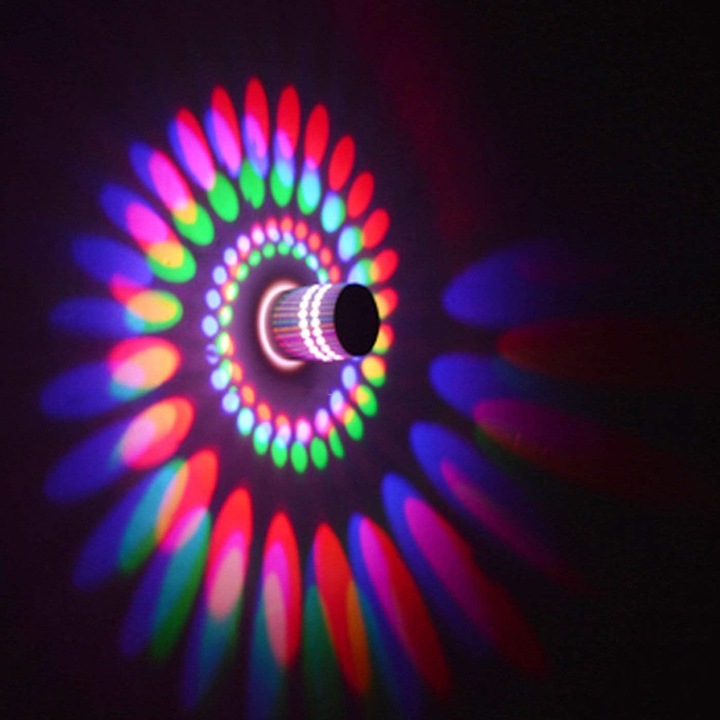 Стенно LED осветително тяло 3 вата, алуминиева стенна лампа, лампа за баня,