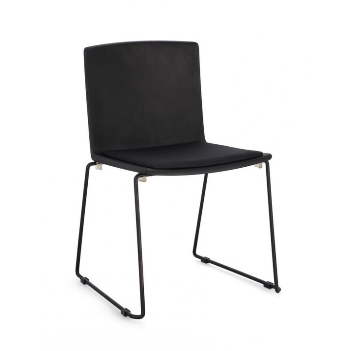 Szett 4 db fekete Giulia szék 43,5x50x79 cm