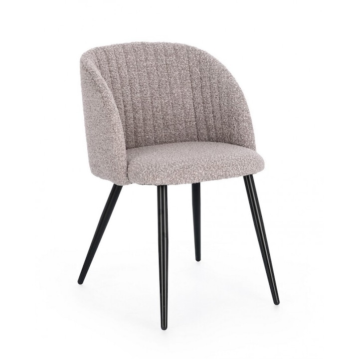 Комплект 2 стола черно бежово Queen 53x57x81.5см