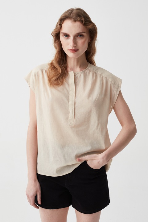 OVS, Bluza cu fenta cu nasturi, Bej